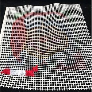 Caron Wonderart 4668 12" Mrs Claus Christmas Holiday Latch Hook Rug Pillow KIT